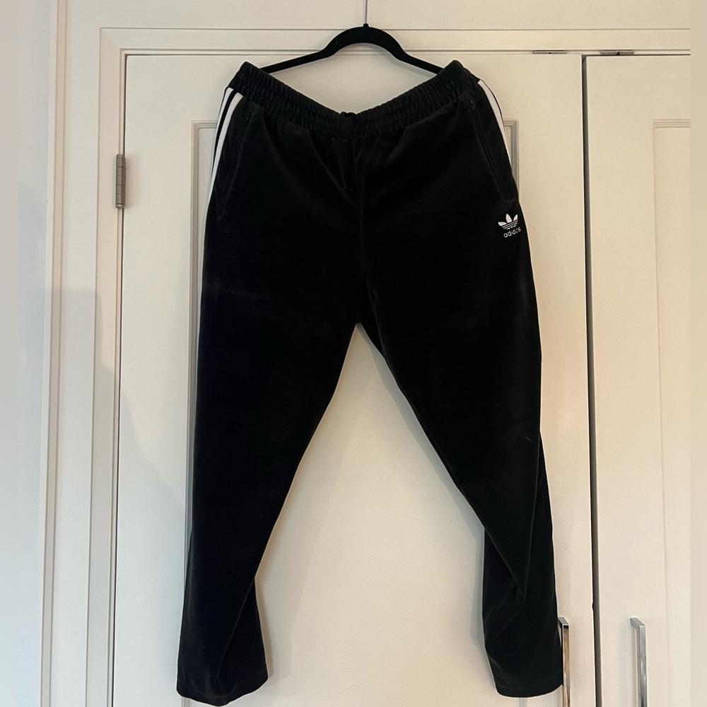 Velour Adidas Trackpants